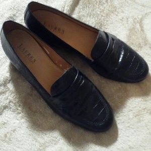 Ralph Lauren black loafers